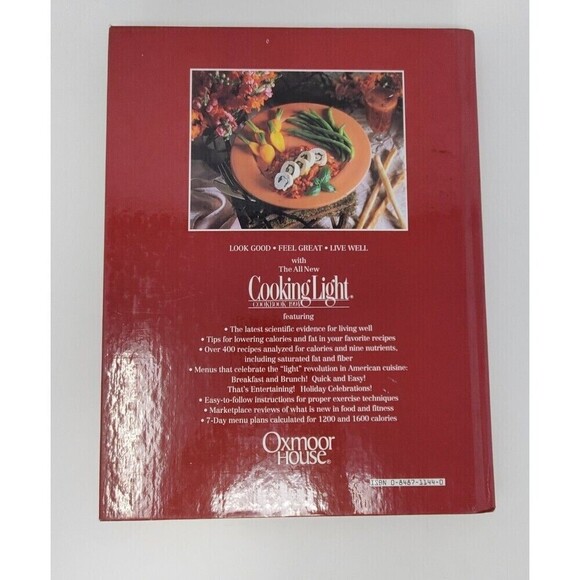 VINTAGE COOKBOOK LOT COOKING LIGHT 1994 1995 1996 OXMOOR HOUSE HARDCOVER RECIPES - Picture 7 of 14